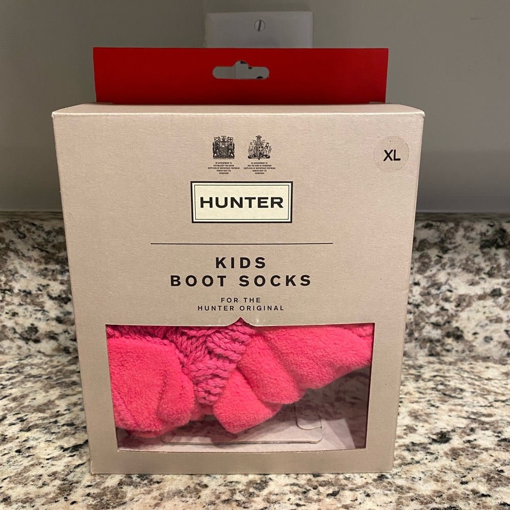 Hunter kids boot socks xl